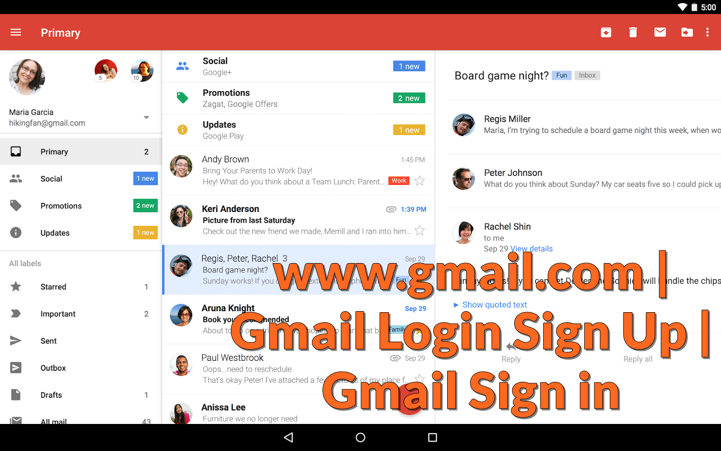 www.gmail.com | Gmail Login Sign Up | Gmail Sign in 